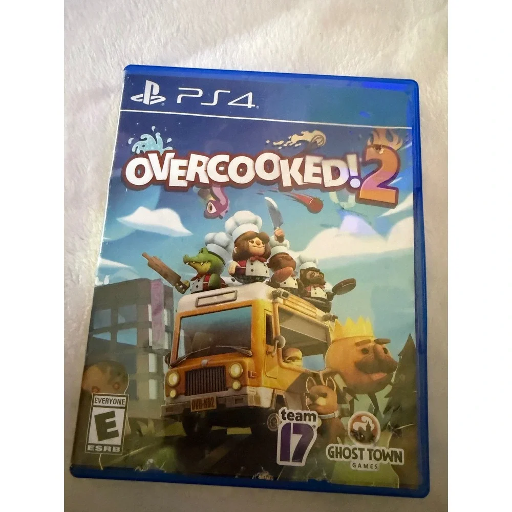 Overcooked 2 Sony PlayStation 4 PS4 Team17 Ghost Town Games Cooking Simulation